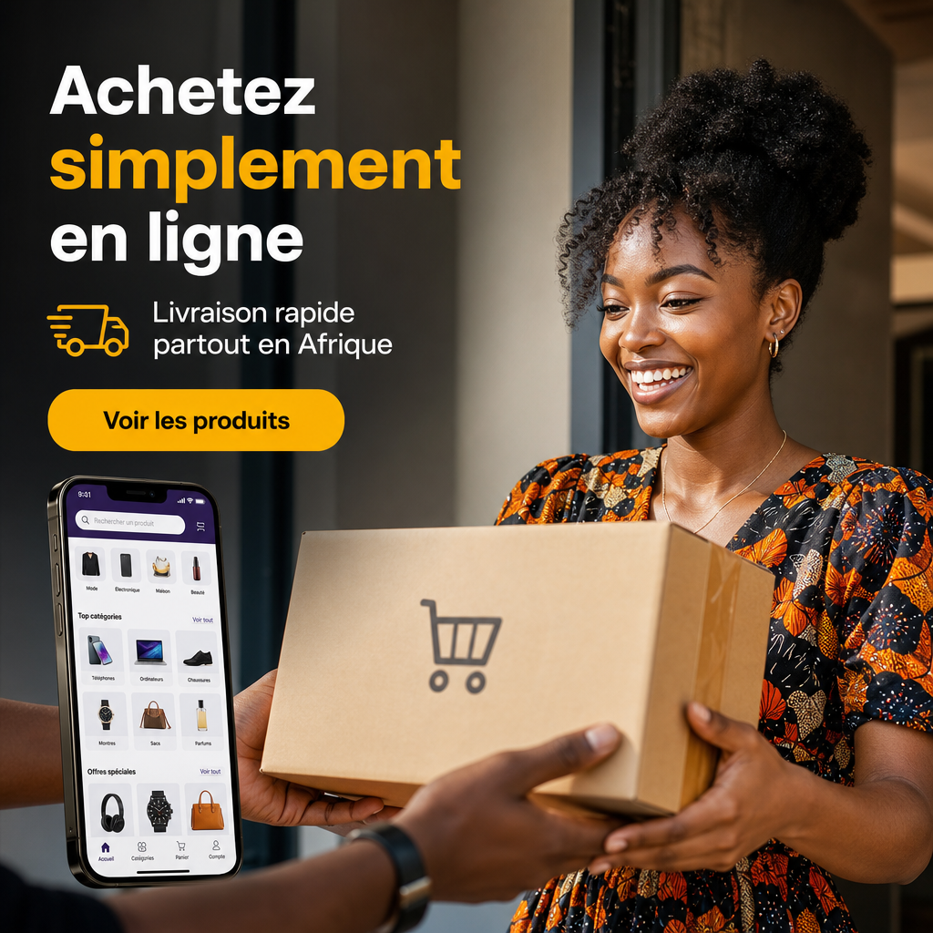 Publicité e-commerce créée avec l'IA